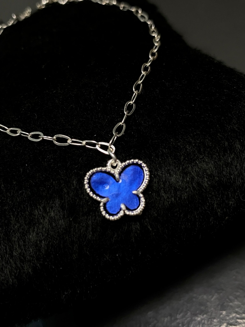 Pulseira borboleta Azul Marinho em prata 925 - Image 2