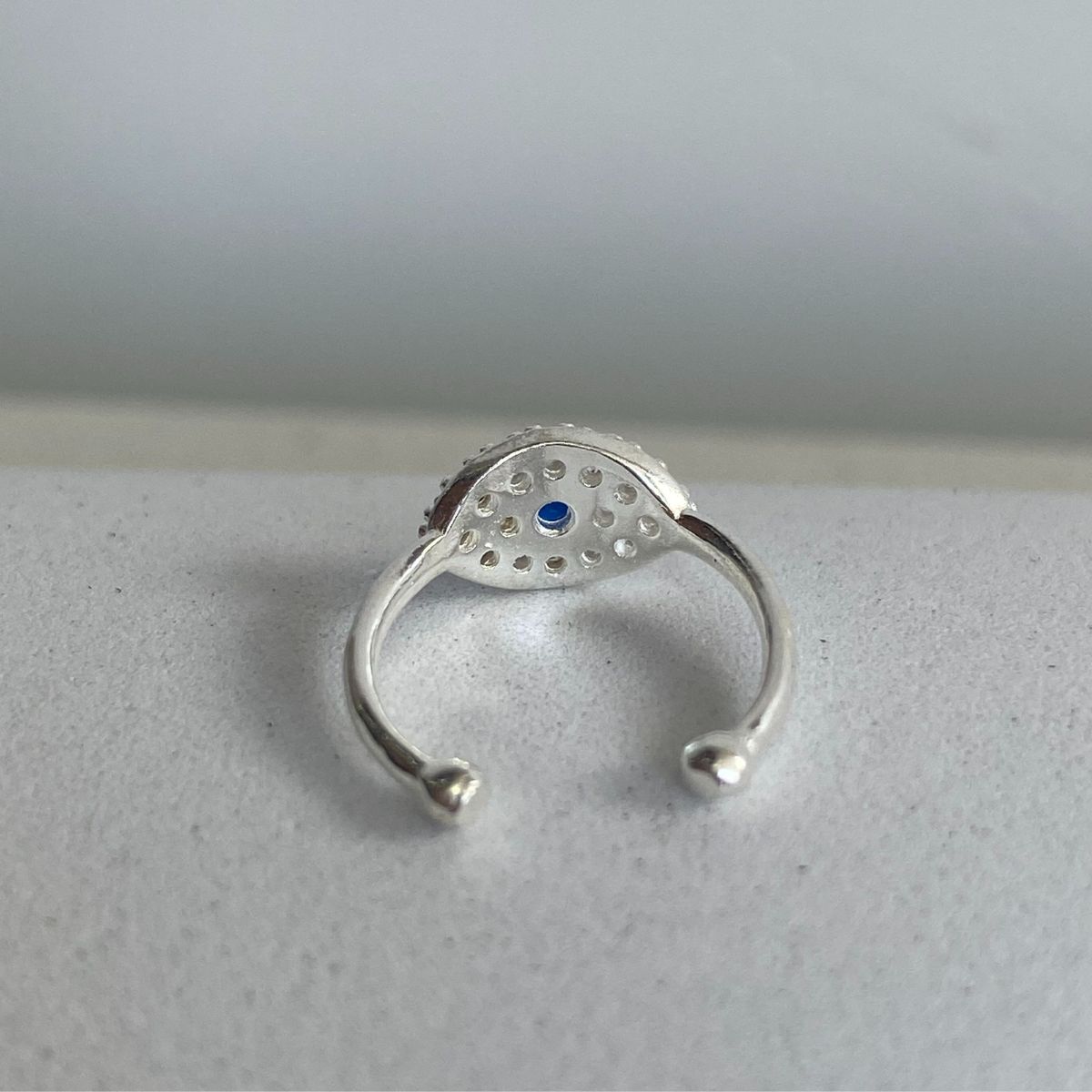 Conch olho grego cravejado prata 925 - FAKE - Image 2