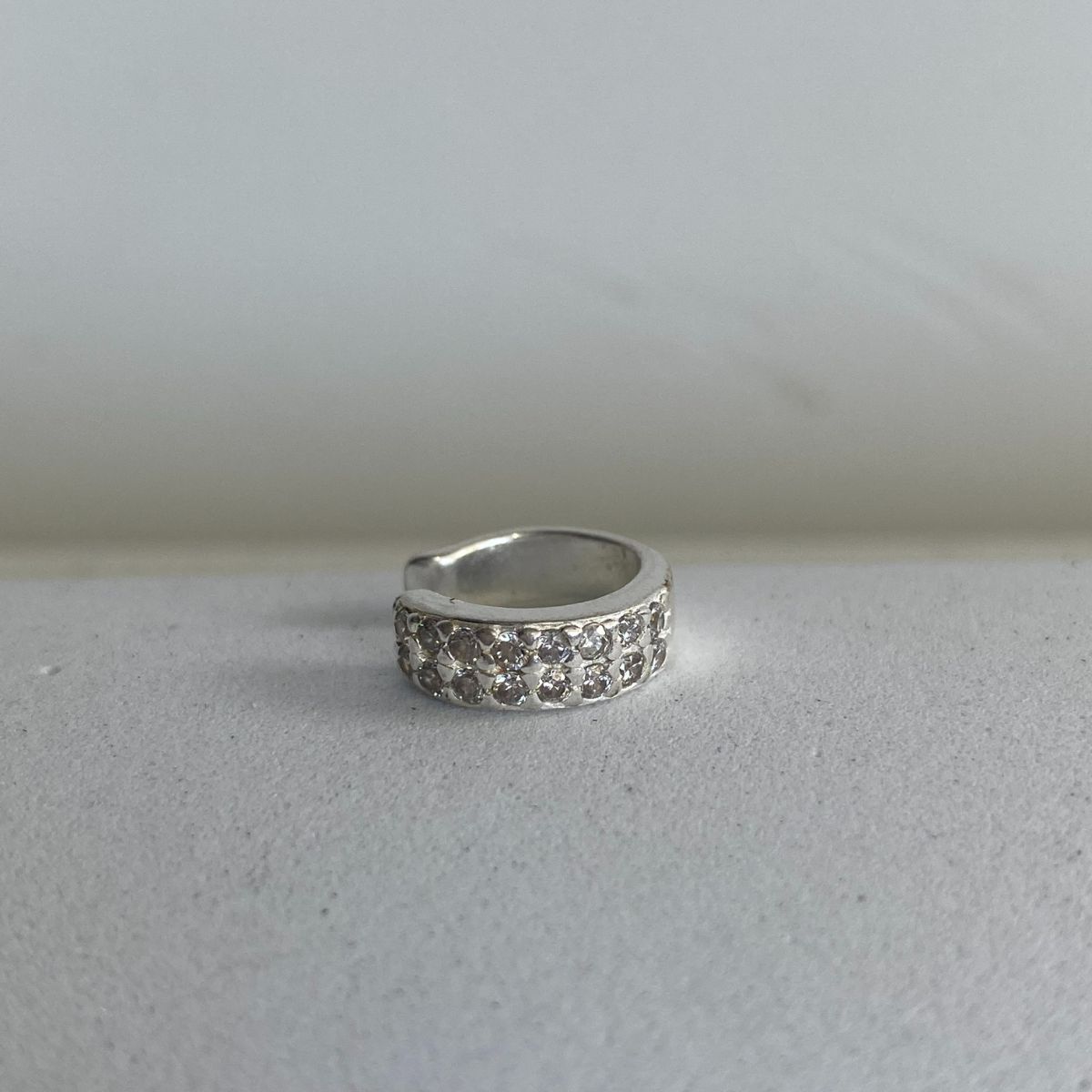 Conch cravejado em prata 925 - FAKE