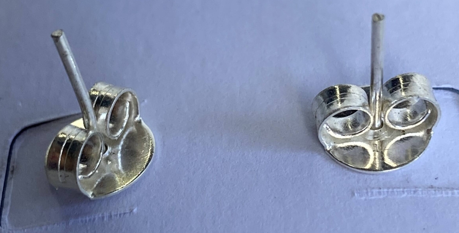 Brinco Zircônia quadrada 10mm em Prata 925 - Image 3