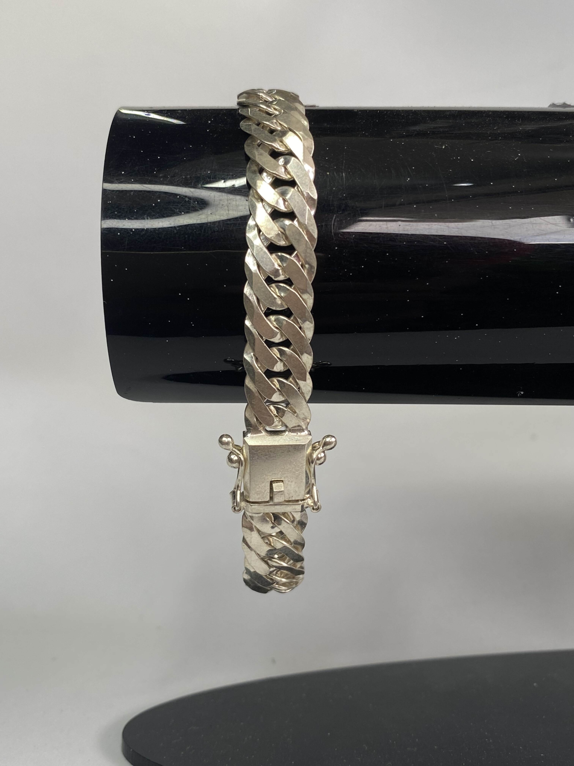 Pulseira Grumet elo duplo 10mm em prata 925