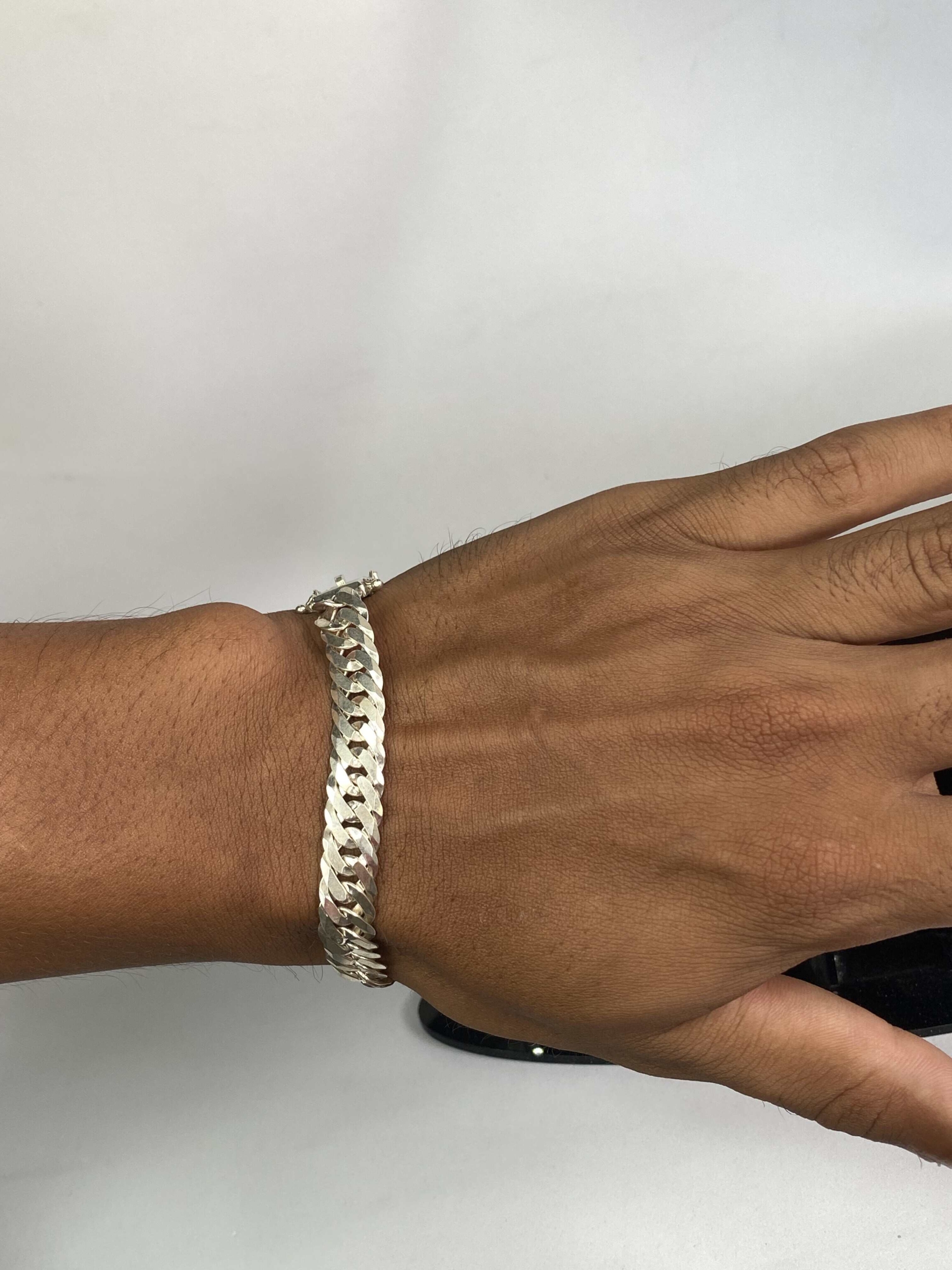 Pulseira Grumet elo duplo 10mm em prata 925 - Image 3